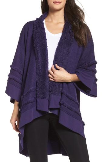 Women's Honeydew Reversible Cardigan - Blue