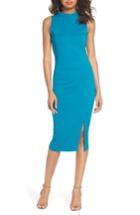 Women's Felicity & Coco Mock Neck Sheath Dress - Blue/green