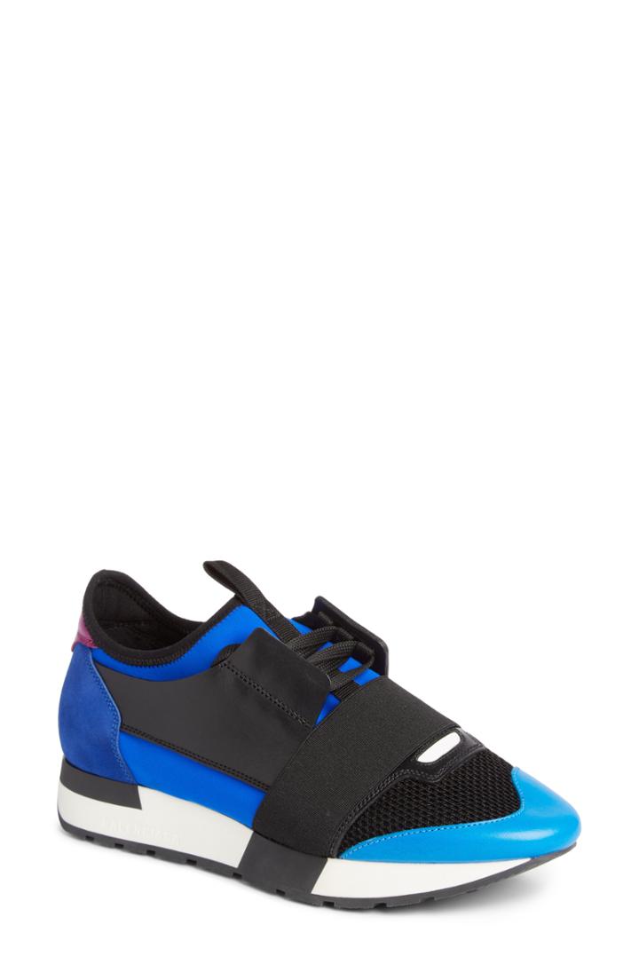Women's Balenciaga Mixed Media Sneaker Us / 41eu - Black