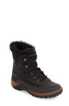 Women's Merrell Sylvia Waterproof Faux Fur Lined Boot M - Black