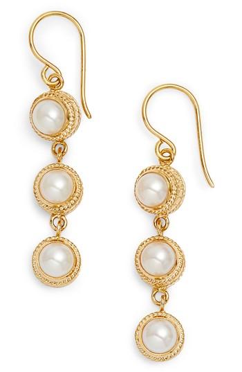 Women's Anna Beck Triple Pearl Drop Earrings