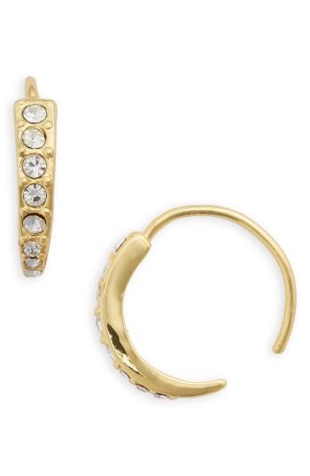 Women's Luv Aj Pave Hoop Earrings