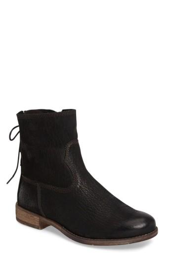 Women's Josef Seibel Sienna 01 Lace Back Bootie -6.5us / 37eu - Black