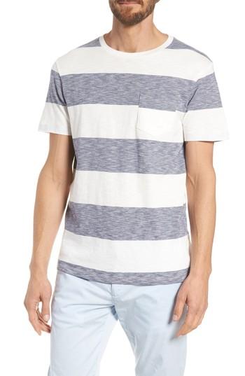 Men's J.crew Stripe Slub Cotton T-shirt - Ivory