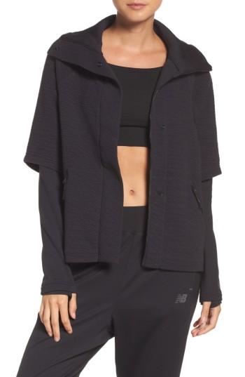 Women's New Balance Heat Knit Drape Jacket - Black