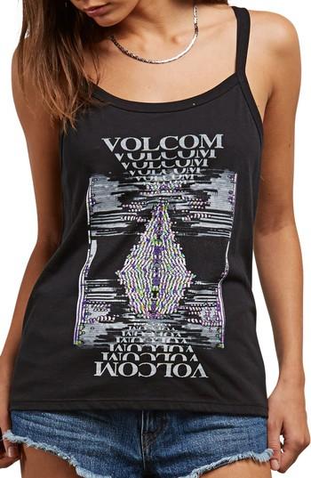 Women's Volcom Into Tomorrow Graphic Tank - Black