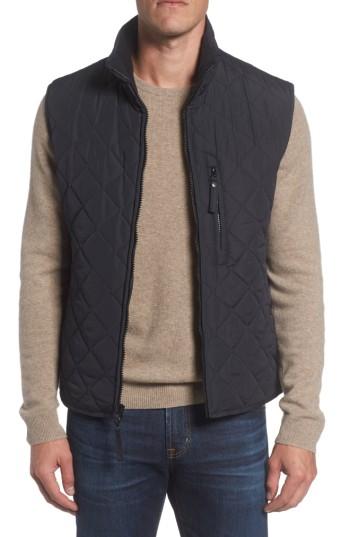 Men's Marc New York Newel Quilted Vest, Size - Black
