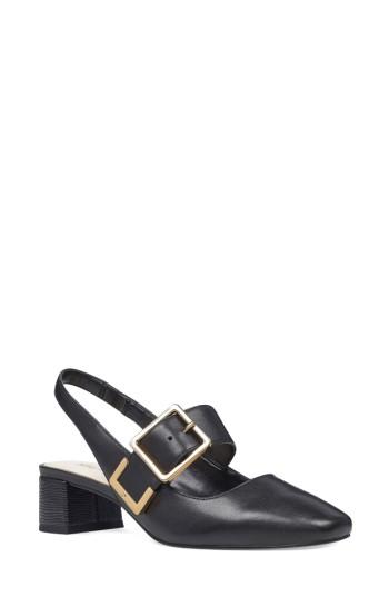 Women's Nine West Wendor Slingback Pump .5 M - Black