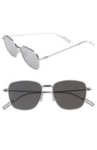 Men's Dior 'composit 1.1s' 54mm Metal Sunglasses - Palladium/ Grey Silver Mirror
