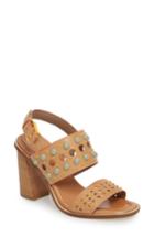 Women's Donald Pliner Estee Studded Sandal .5 M - Beige