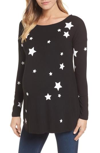 Women's Isabella Oliver Rosie Maternity Tee - Black