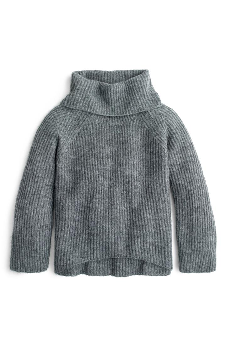Women's J.crew Ribbed Turtleneck Sweater