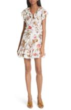 Women's Needle & Thread Rainbow Rose Wrap Dress - Ivory