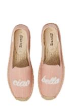 Women's Soludos Ciao Bella Espadrille Flat .5 M - Pink