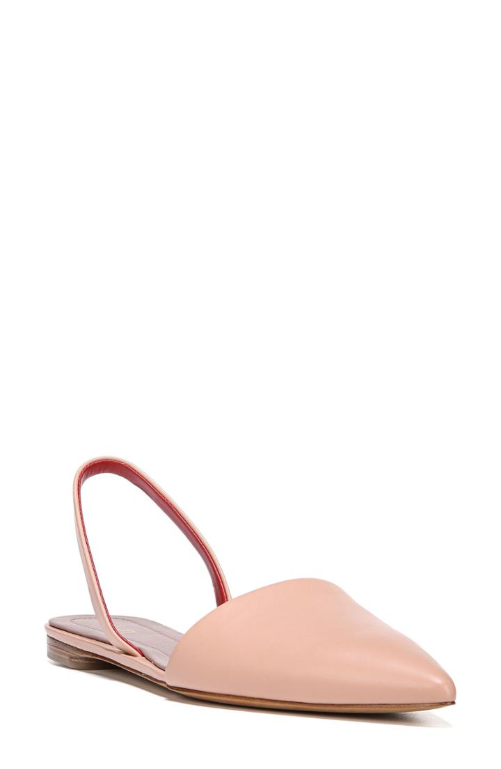 Women's Diane Von Furstenberg Koko Slingback Flat M - Beige
