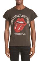 Men's Madeworn Rolling Stones Europe '82 Studded Graphic T-shirt - Black