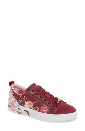 Women's Ted Baker London Giellip Floral Sneaker M - Pink