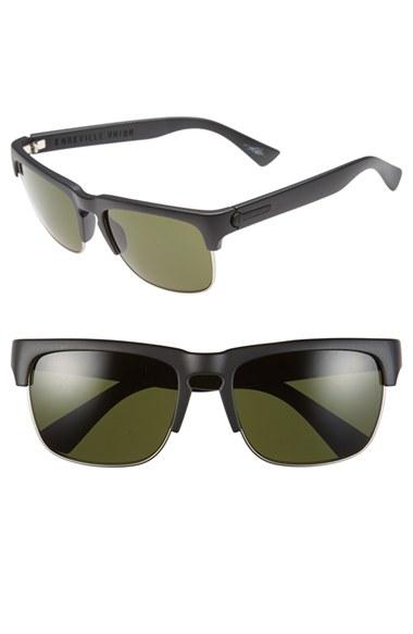 Women's Electric 'knoxville Union' 55mm Sunglasses - Matte Black/ Grey