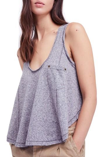 Women's Free People Stevie Crop Tank - Blue