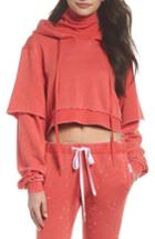 Women's The Laundry Room Good Hood Crop Hoodie - Red