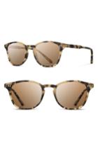 Men's Shwood Kennedy 50mm Polarized Sunglasses - Matte Havana / Brown