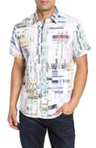 Men's Robert Graham Paracels Classic Fit Sport Shirt - White