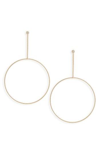Women's Loren Olivia Hoop Drop Earrings