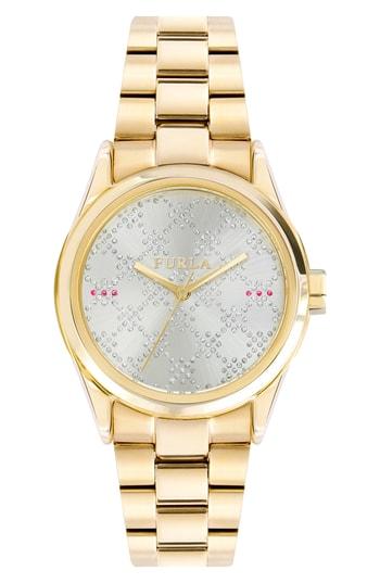 Women's Furla Eva Glitter Dial Bracelet Watch, 35mm