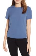 Women's Anne Klein Button Back Crepe Top - Blue