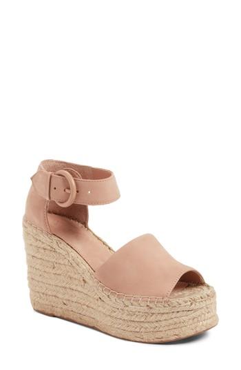 Women's Marc Fisher Ltd Alida Espadrille Platform Wedge M - Pink