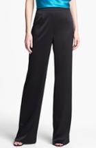 Women's St. John Collection 'kate' Liquid Satin Pants