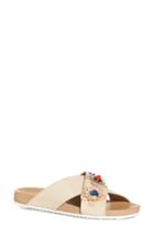 Women's Fendi Flowerland Slide Sandal .5us / 35eu - Beige