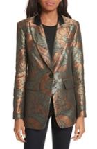 Women's Veronica Beard Vera Metallic Jacquard Jacket