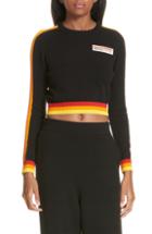 Women's Opening Ceremony Crop Logo Sweater - Black