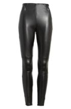Women's Bishop + Young Faux Leather Ankle Leggings - Black