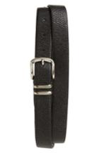 Men's Eleventy Leather Belt 5 Eu - Black