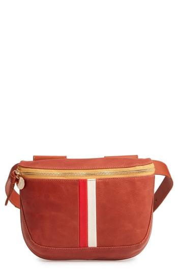 Clare V. Leather Fanny Pack - Brown