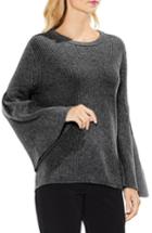 Women's Vince Camuto All Over Rib Bell Sleeve Sweater - Grey