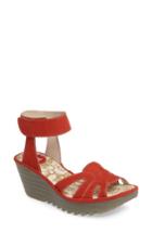 Women's Fly London Yasa Sandal Us / 35eu - Red