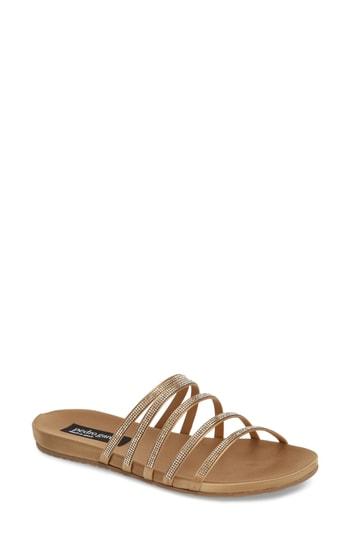 Women's Pedro Garcia Gala Slide Sandal Us / 35eu - Metallic