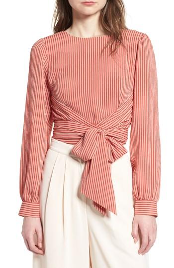 Women's Chriselle X J.o.a. Tie Waist Top - Pink