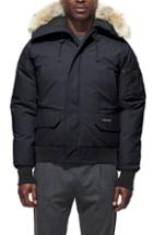 Men's Canada Goose Pbi Chilliwack Regular Fit Down Bomber Jacket With Genuine Coyote Trim - Blue