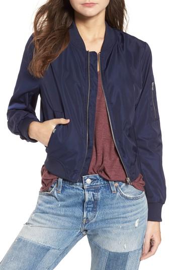 Women's Bb Dakota Cayleigh Bomber Jacket - Blue