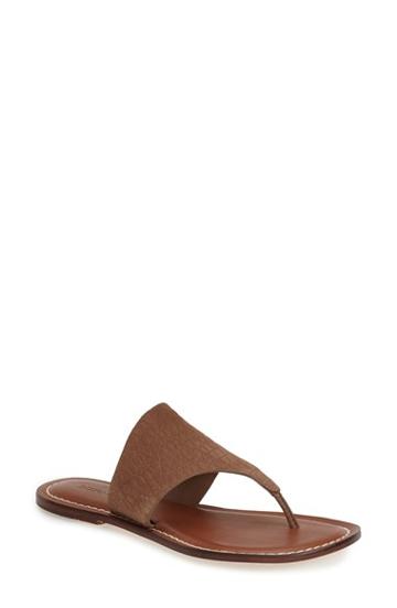 Women's Bernardo Monica Thong Sandal M - Beige