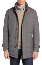 Men's Cardinal Of Canada Quilted Car Coat, Size - Grey