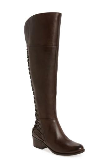 Women's Vince Camuto Bolina Over The Knee Boot Regular Calf M - Brown