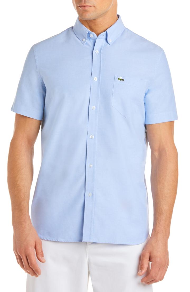Men's Lacoste Fit Short Sleeve Cotton Sport Shirt