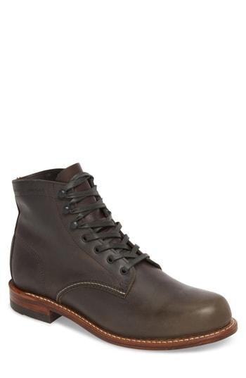 Men's Wolverine '1000 Mile' Plain Toe Boot .5 D - Green