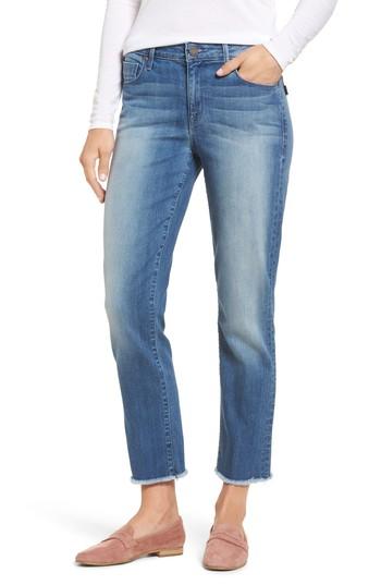 Women's Parker Smith Raw Edge Ankle Straight Jeans