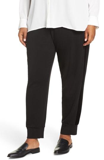 Petite Women's Eileen Fisher Jogger Pants P - Black